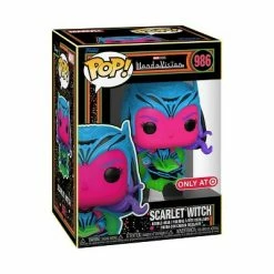 Best Pirce 🛒 Funko POP! Marvel: WandaVision - Scarlet Witch (Blacklight) (Target Exclusive) 🔔