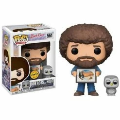 Best deal ✨ Funko Bob Ross POP Vinyl Figure: Bob Ross w/ Hoot (Chase) 🥰