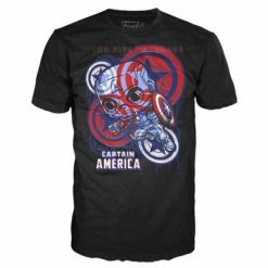 Budget 👏 Funko POP! Collector's Box: Captain America Marvel Patriotic Age POP & Tee (Target Exclusive) ✨